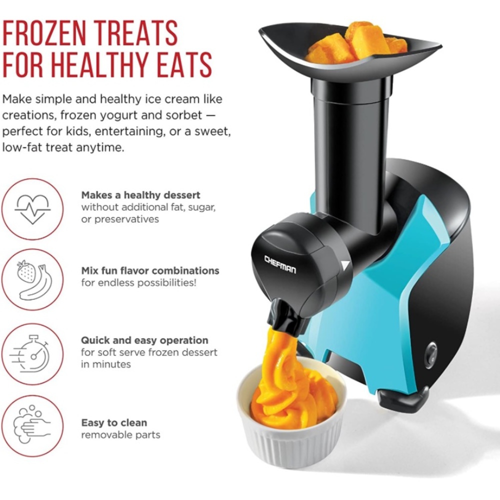 Chefman Frozurt Dessert Maker Frozen Treat Fruit